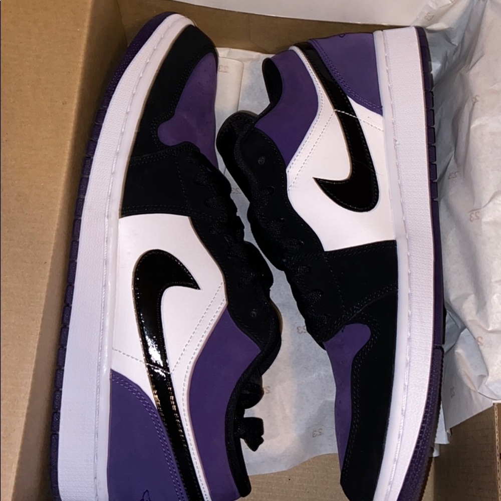 Jordan 1 low court purple men’s